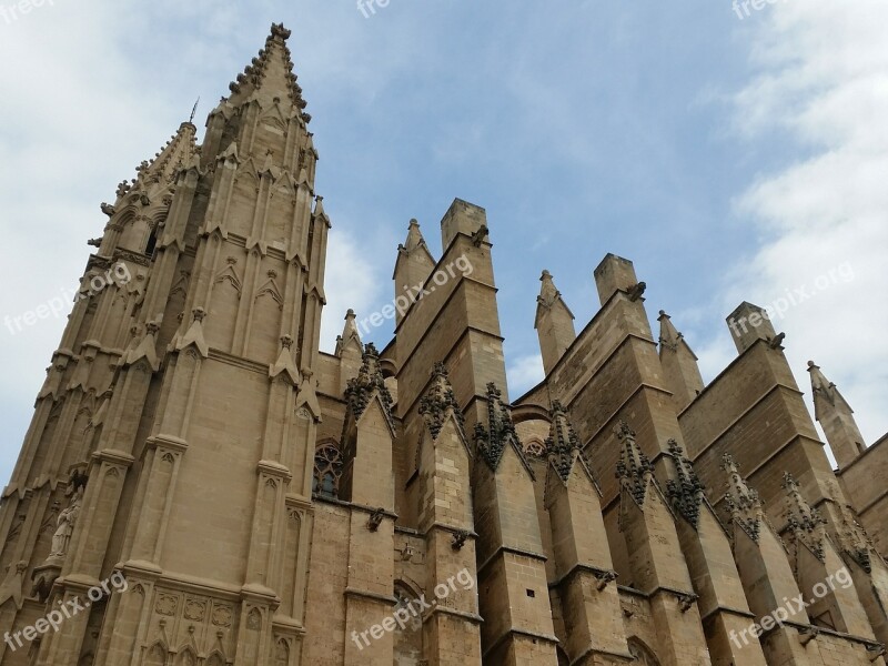 Building Architecture Palma De Mallorca Church Free Photos