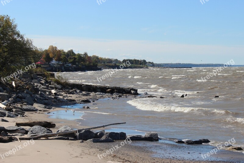 Lake Erie Buffalo New York Water Landscape