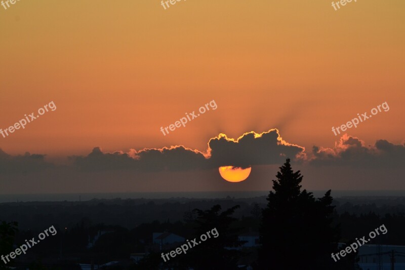 Sunset Cadiz Andalusia Free Photos