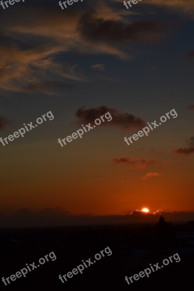 Sunset Cadiz Andalusia Free Photos