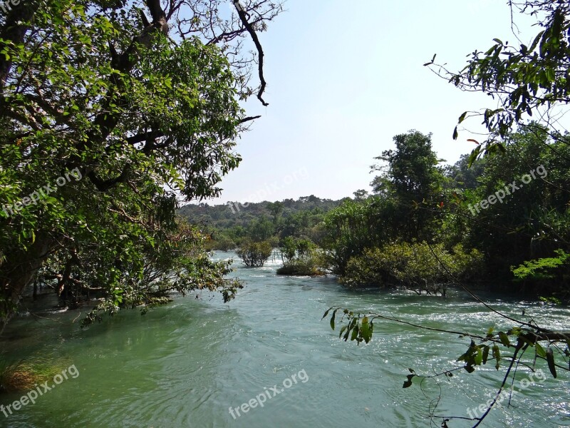 River Kali Water Flow Scenery