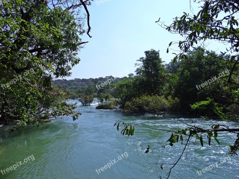 River Kali Water Flow Scenery