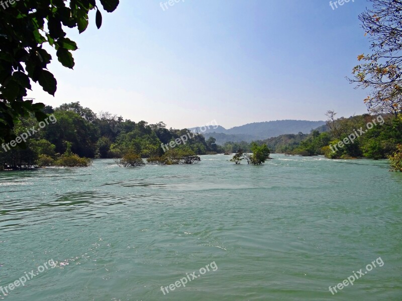 River Kali Water Flow Scenery