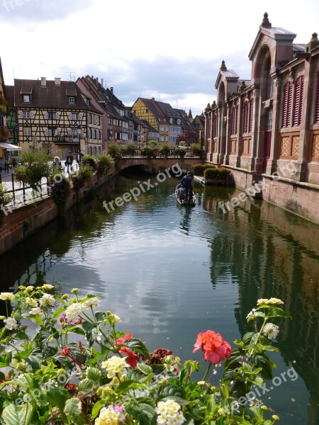 Water Alsace Colmar Flowers City