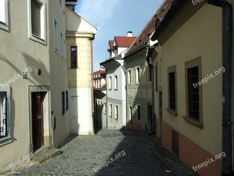 Slovakia Bratislava Old Town Street Sunlight