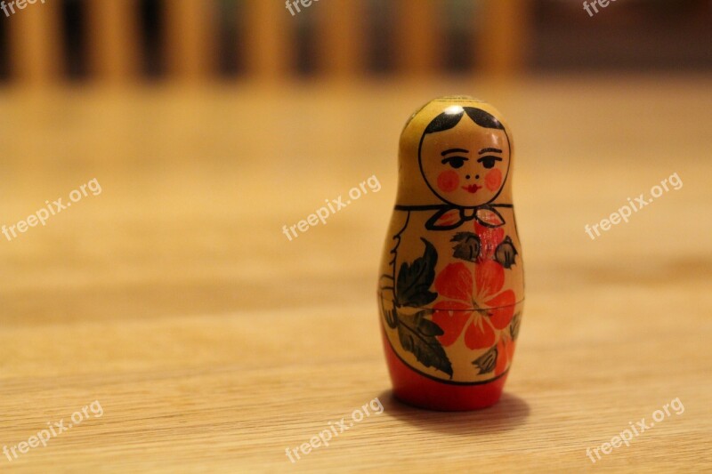 Babushka Träfigur Russian Doll Free Photos