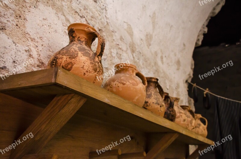 Clay Pots Pots Old Medieval Jars