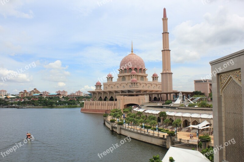 Putrajaya Mosque Muslim Malaysia Travel