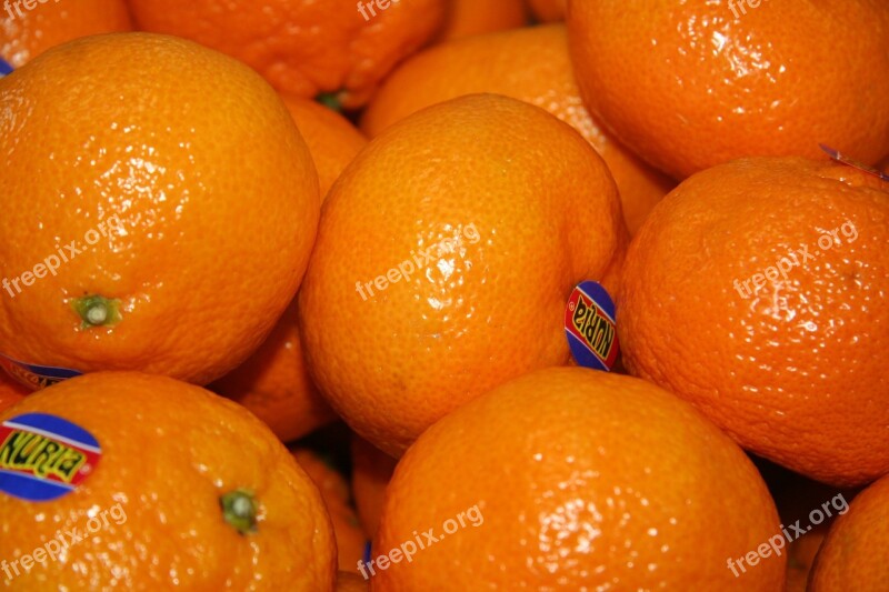 Tangerine Orange Fruit Citric Food