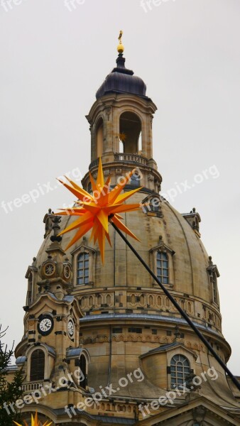 Dresden Frauenkirche Architecture Historic Center Neumarkt