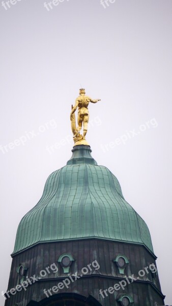 Dresden Town Hall Tower Building Spire