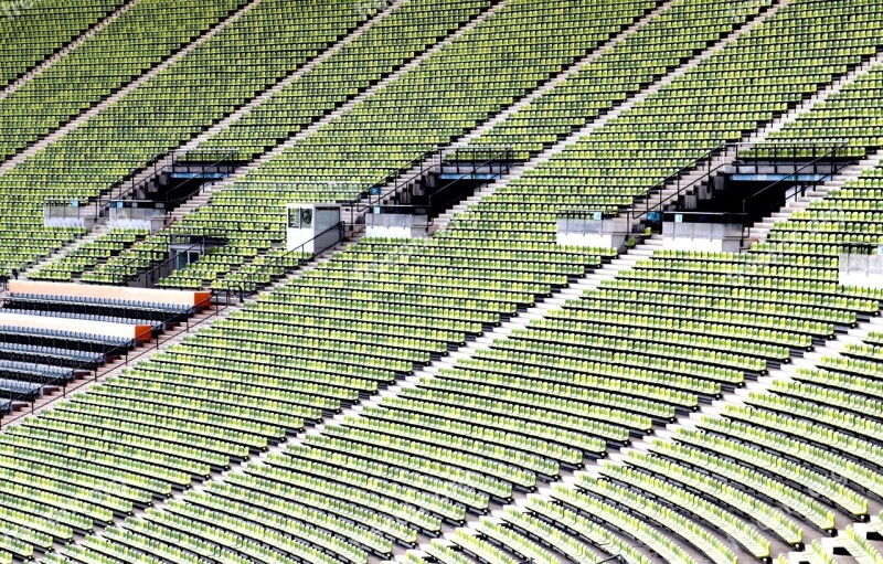 Olympic Stadium Munich Sit Stadium Plastic