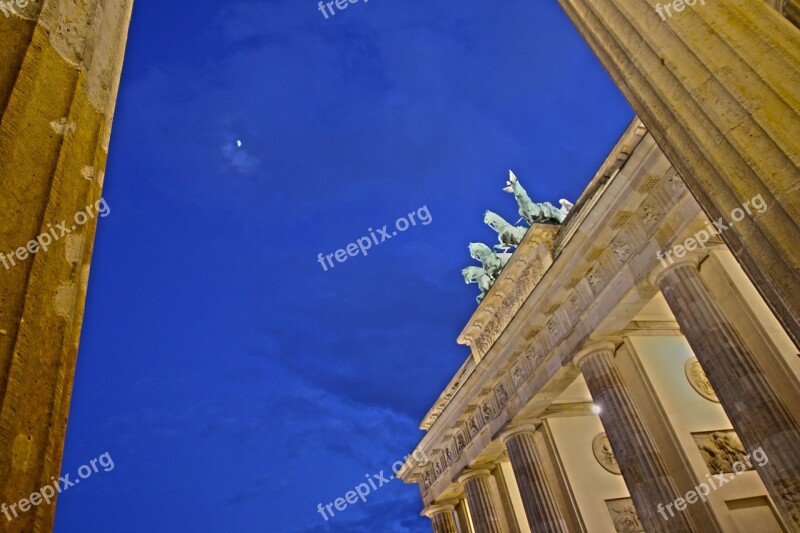 Brandenburg Gate Berlin Quadriga Landmark Building