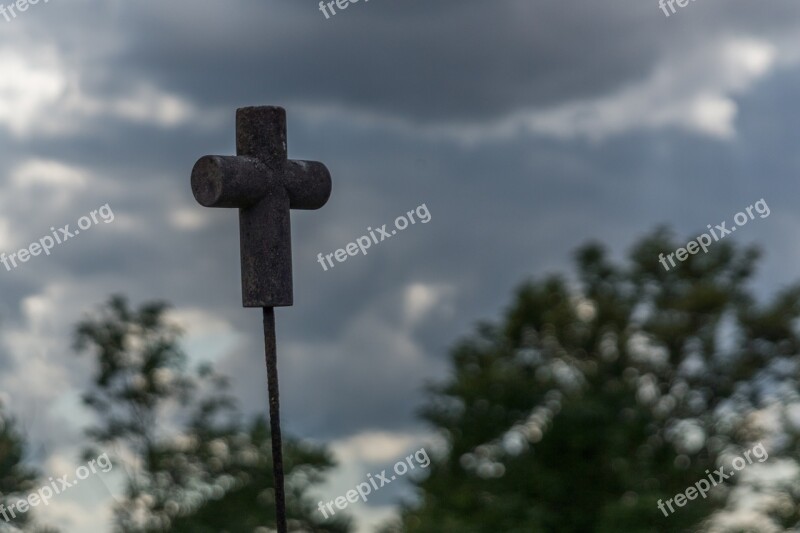 Cross Cemetery Dark Free Photos