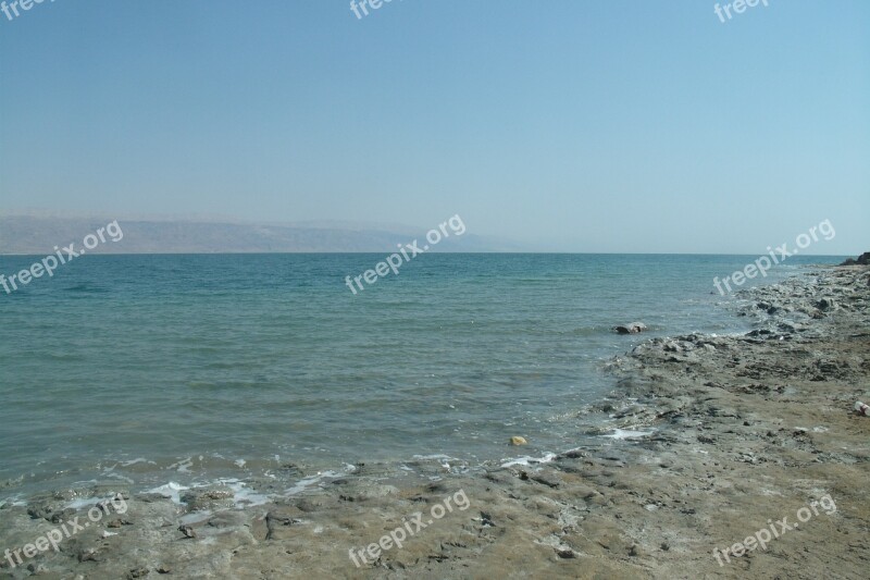 Dead Sea Israel Holy Land Coastline Nature