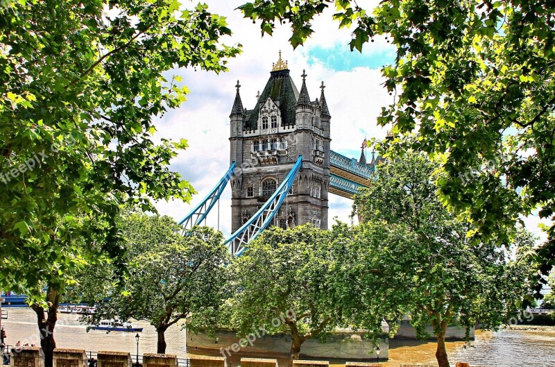 Tower Bridge London Bridge United Kingdom Landmark