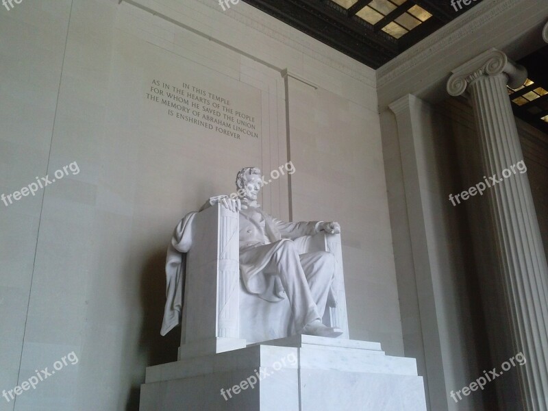 Lincoln Memorial Abraham Lincoln Washington Dc Dc Abraham