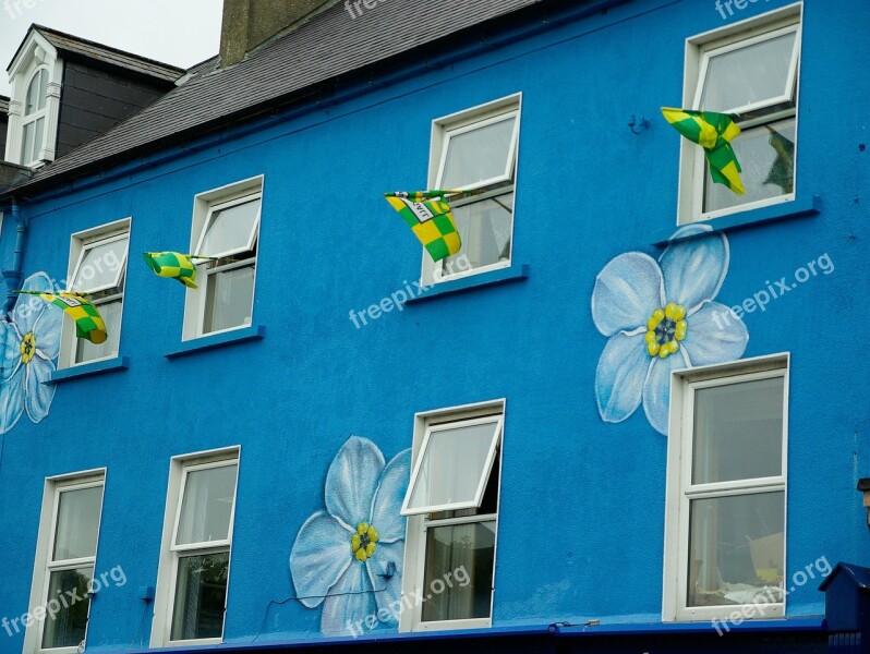 House Ireland Galway Facade House Painted