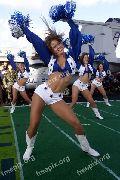 Cheerleaders Dallas Cowboys Football Professional Goodwill