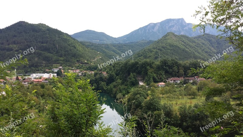 Bosnia Croatia Lake Mountains Herzegovina