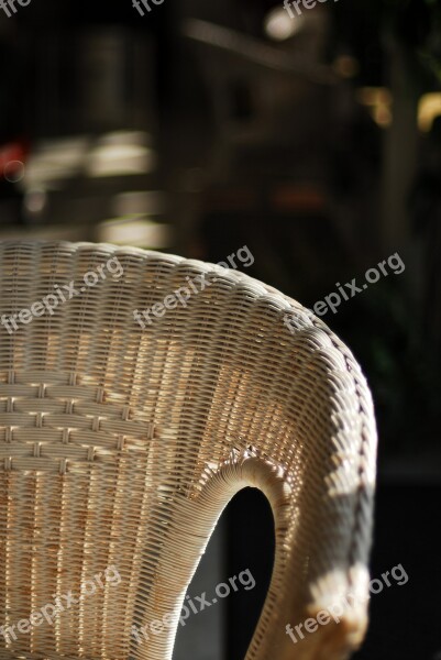 Chair Rattan Backrest Hinata Free Photos