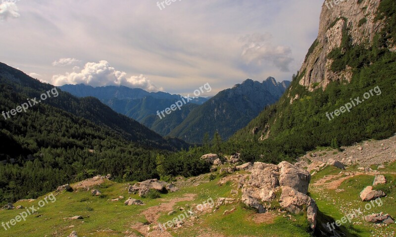 Slovenia Pass Mountains Free Photos