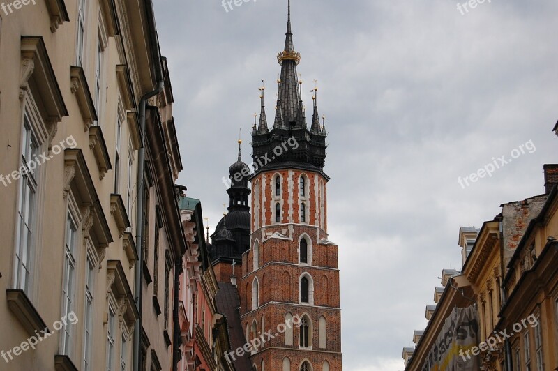 Kraków Poland Monument The Market The Old Town