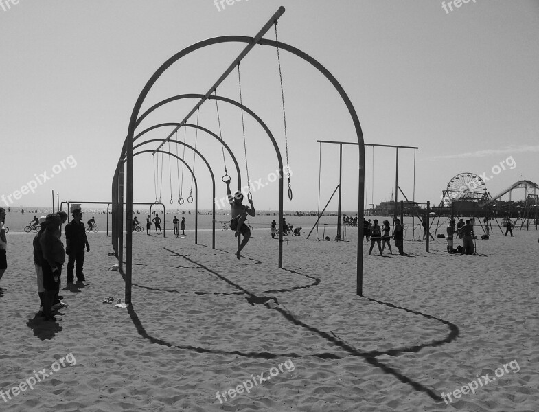 Beach Gymnastics Outdoor Free Photos