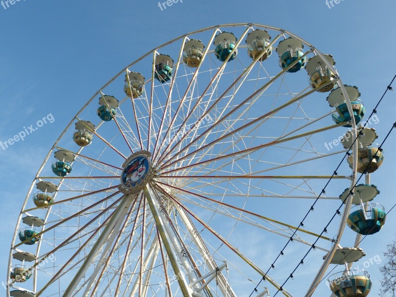 Fair Christmas Market Wheel Ferris Wheel Year Market