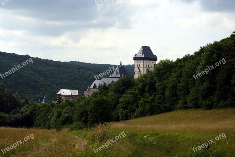 Castle Karlstejn Nature Free Photos