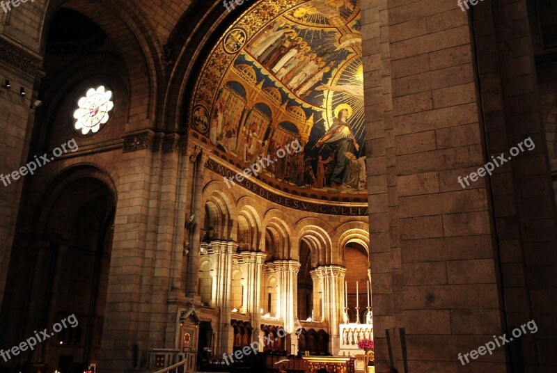 Sacré-coeur Basilica Paris Monument Montmartre