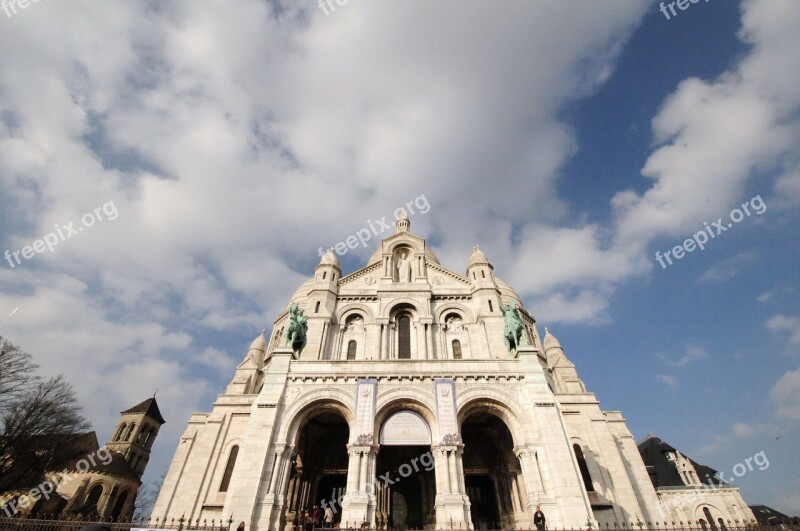 Sacré-coeur Basilica Paris Monument Montmartre