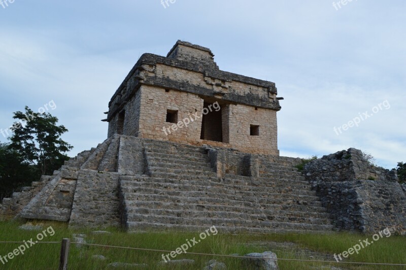 Pyramid Mexico Maya Architecture Aztec