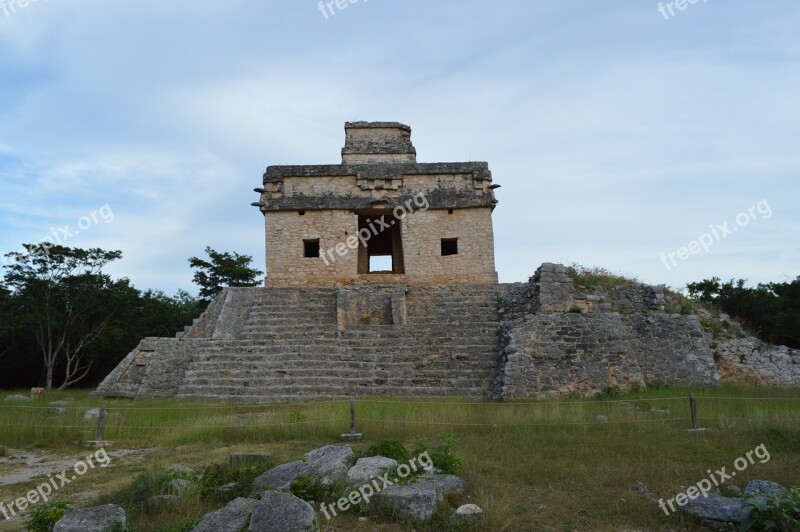 Pyramid Mexico Maya Architecture Aztec