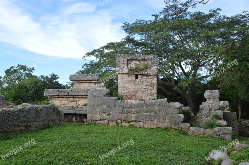 Pyramid Mexico Maya Architecture Aztec