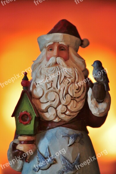 Santa Claus Christmas Bart Figure Christmas Decoration