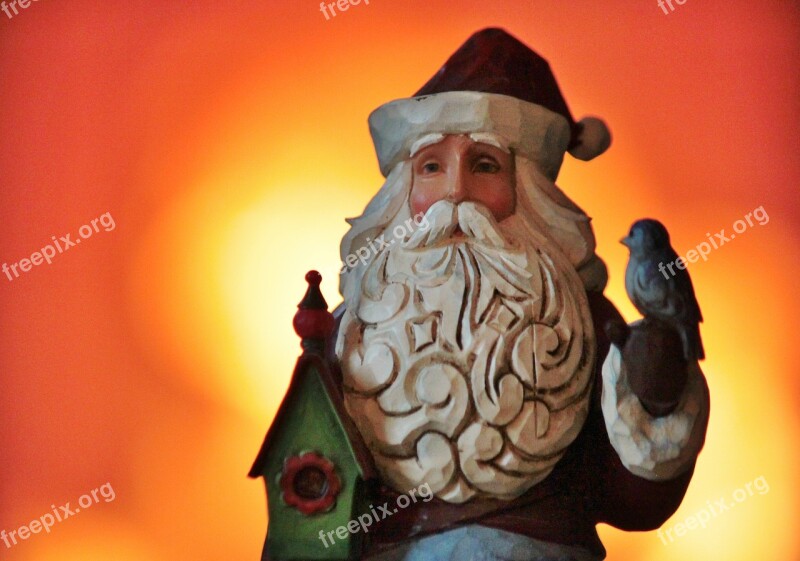 Santa Claus Christmas Bart Figure Christmas Decoration