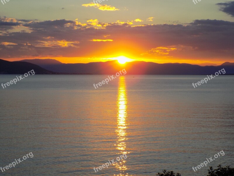 Aegina Island Greece Summer Sunset Free Photos