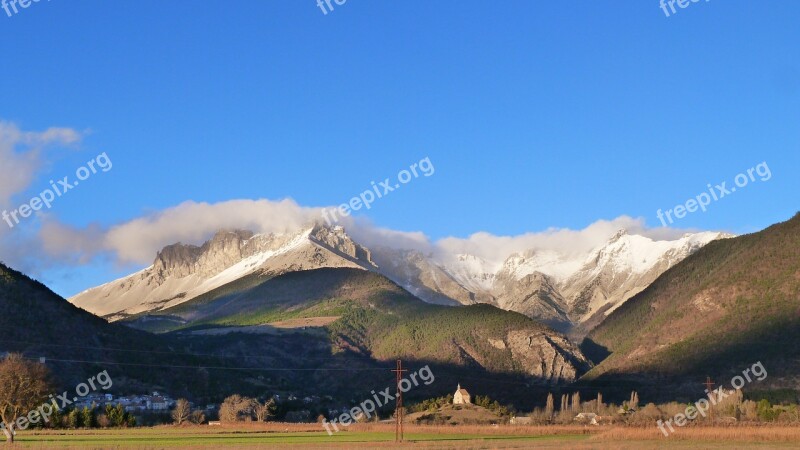 Landscape Nature Mountain Alps The Dévoluy Massif