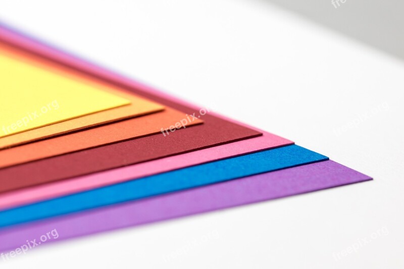 Paper Structure Color Rainbow Rainbow Colors