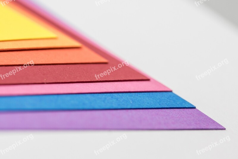 Paper Structure Color Rainbow Colors Background