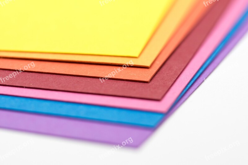 Paper Structure Color Rainbow Colors Background