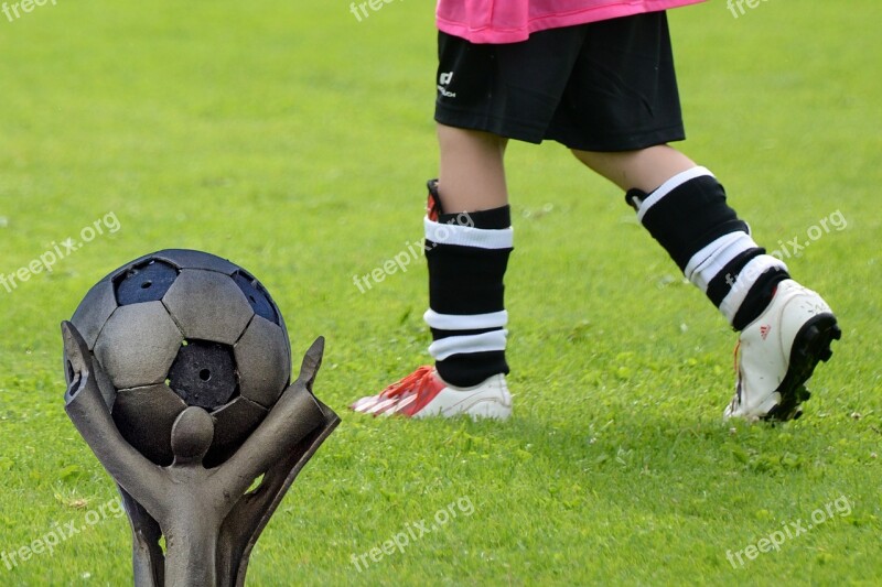 Football Cup Ball Trophy Award