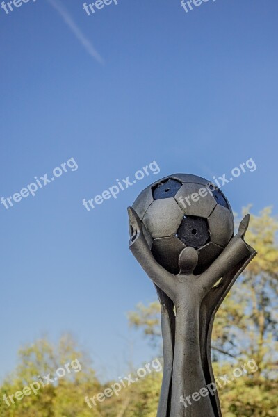 Football Cup Ball Trophy Award