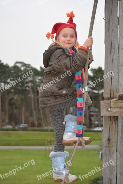 Child Girl People Winter Clothing Hat