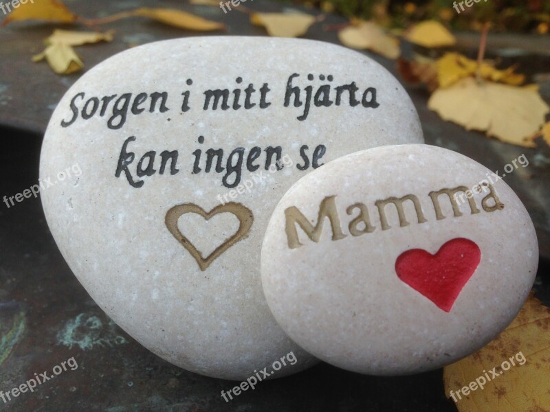 Grief Missing Stone Text Free Photos