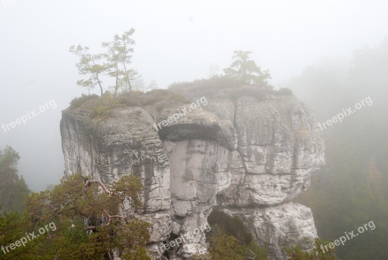 Plein Air Rocks The Fog Free Photos