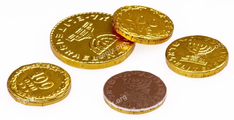 Chocolate Coins Coins Gold Candy Sweet