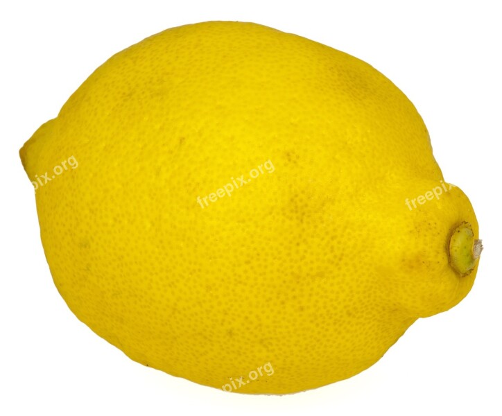 Lemon Ripe Citrus Fruit Yellow