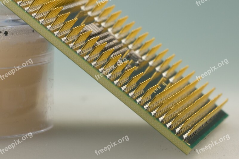 Cpu Processor Macro Pen Pin